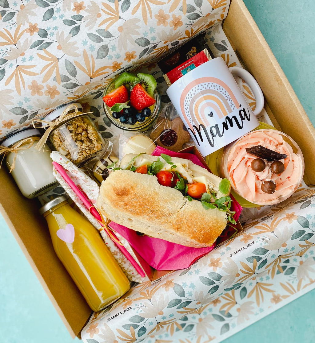 Cajita "Feliz día mamá" doble